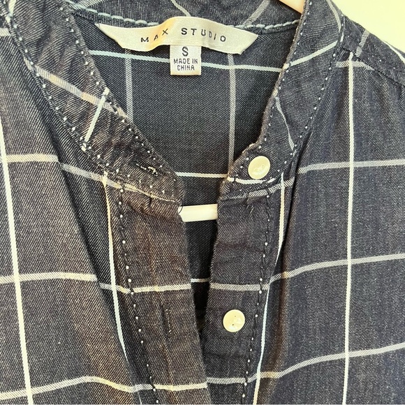 Max Studio 100% Cotton - A Line Midi Dress Size Small - Picture 3 of 5